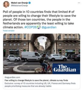 Klimaatmars: nuchtere Nederlander blijft lekker bij de kachel de ‘grootste klimaatmars ooit’ worden, maar het tegendeel bleek waar