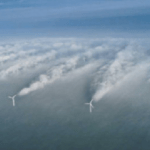 Wake effect wind turbines