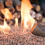 Renewable,Source,-,Burning,Wood,Chip,Pellets,And,Log