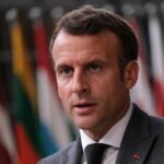 French,President,Emmanuel,Macron,Arrives,At,The,First,Face-to-face,Eu