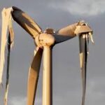 Damaged wind turbine Foto Energy News